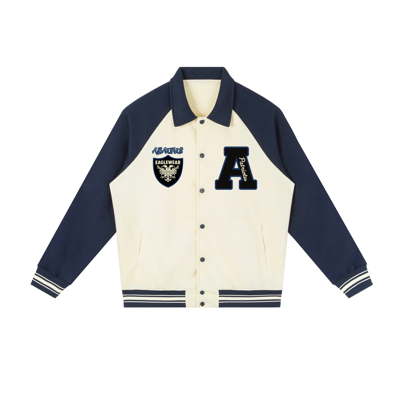 EAGLEWEAR PATRIOTES BASEBALL JACKET