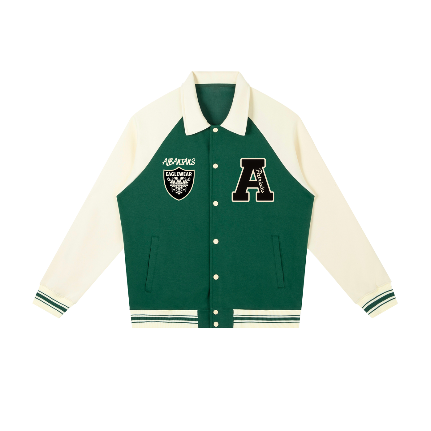 EAGLEWEAR PATRIOTES BASEBALL JACKET