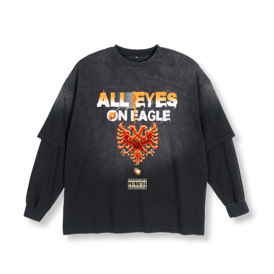 ALL EYES ON EAGLE TWO-PIECE LOOK TEE