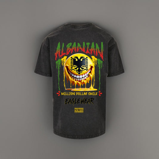 SMILE EAGLE (Acid washed oversized)
